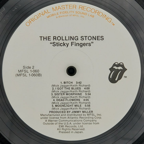 The Rolling Stones – Sticky Fingers - MOFI Audiophile Pressing! VinylPursuit.com