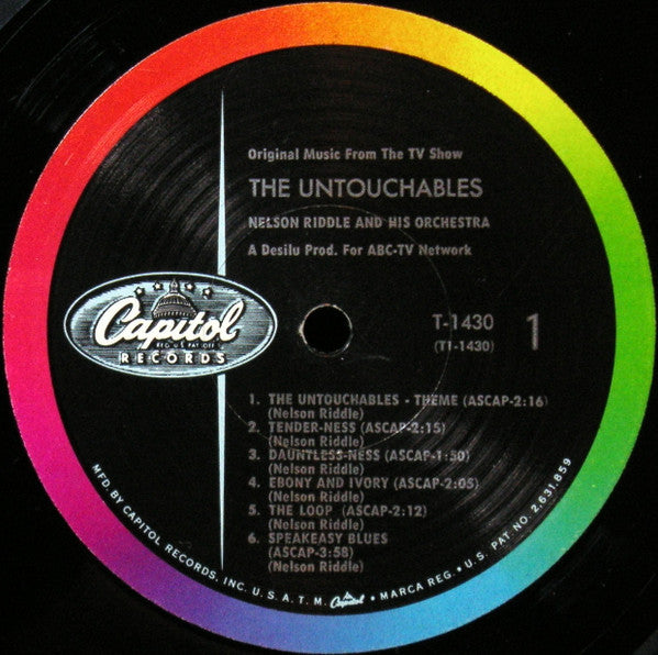 The Untouchables - Original Soundtrack - 1960 US Mono Original! VinylPursuit.com