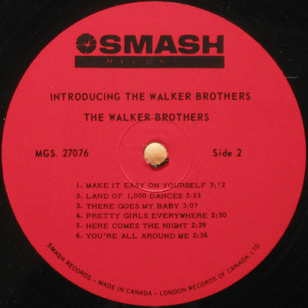 The Walker Brothers – Introducing The Walker Brothers - 1965 Mono Pressing! VinylPursuit.com