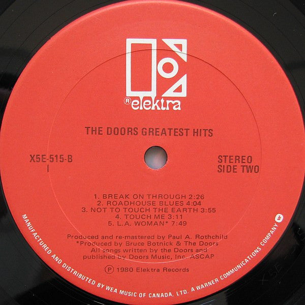 The Doors – Greatest Hits - 1980 Original! VinylPursuit.com