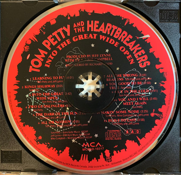 Tom Petty And The Heartbreakers – Into The Great Wide Open - 1991 CD Vinyl Pursuit Inc