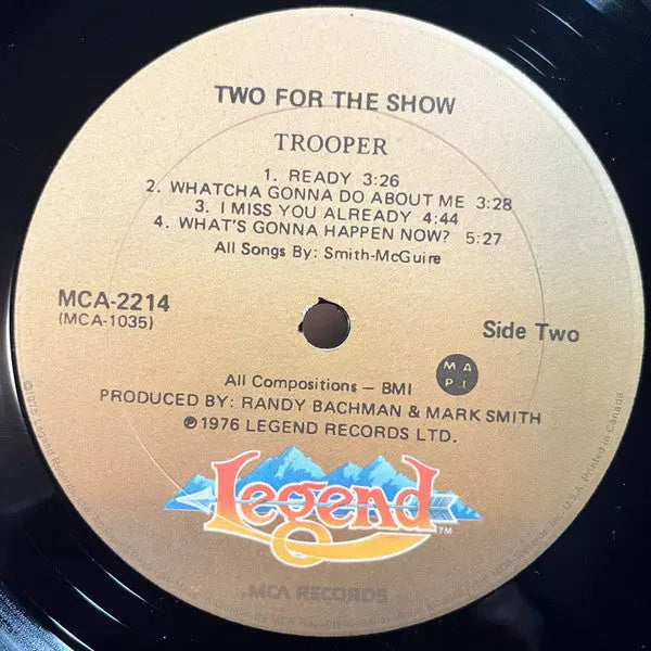 Trooper – Two For The Show - 1976 VinylPursuit.com