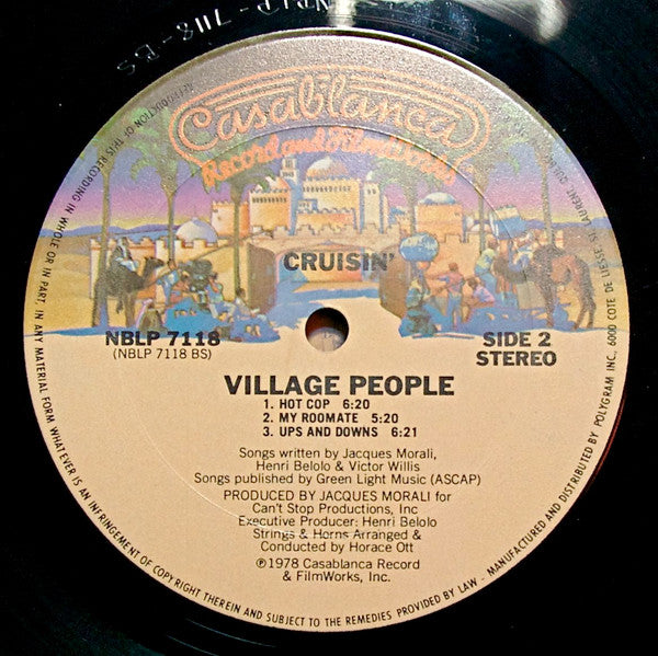 Village People – Cruisin - 1978 VinylPursuit.com