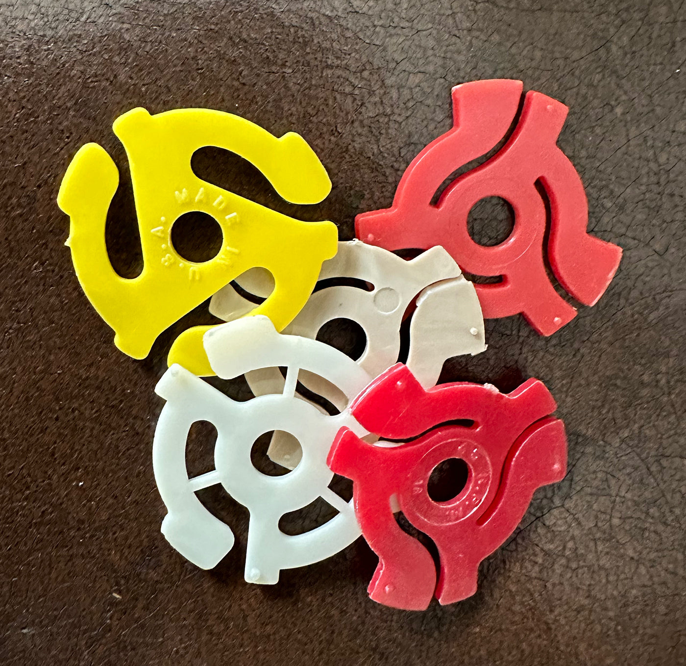 Plastic 7" Single Record Adapter / Inserts - Six-Pack! VinylPursuit.com