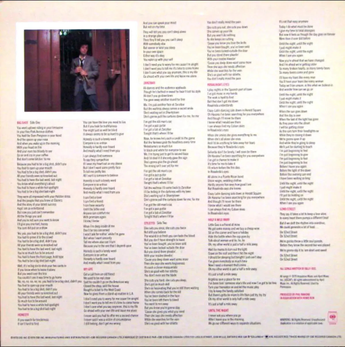 Billy Joel – 52nd Street - 1978 Original! VinylPursuit.com