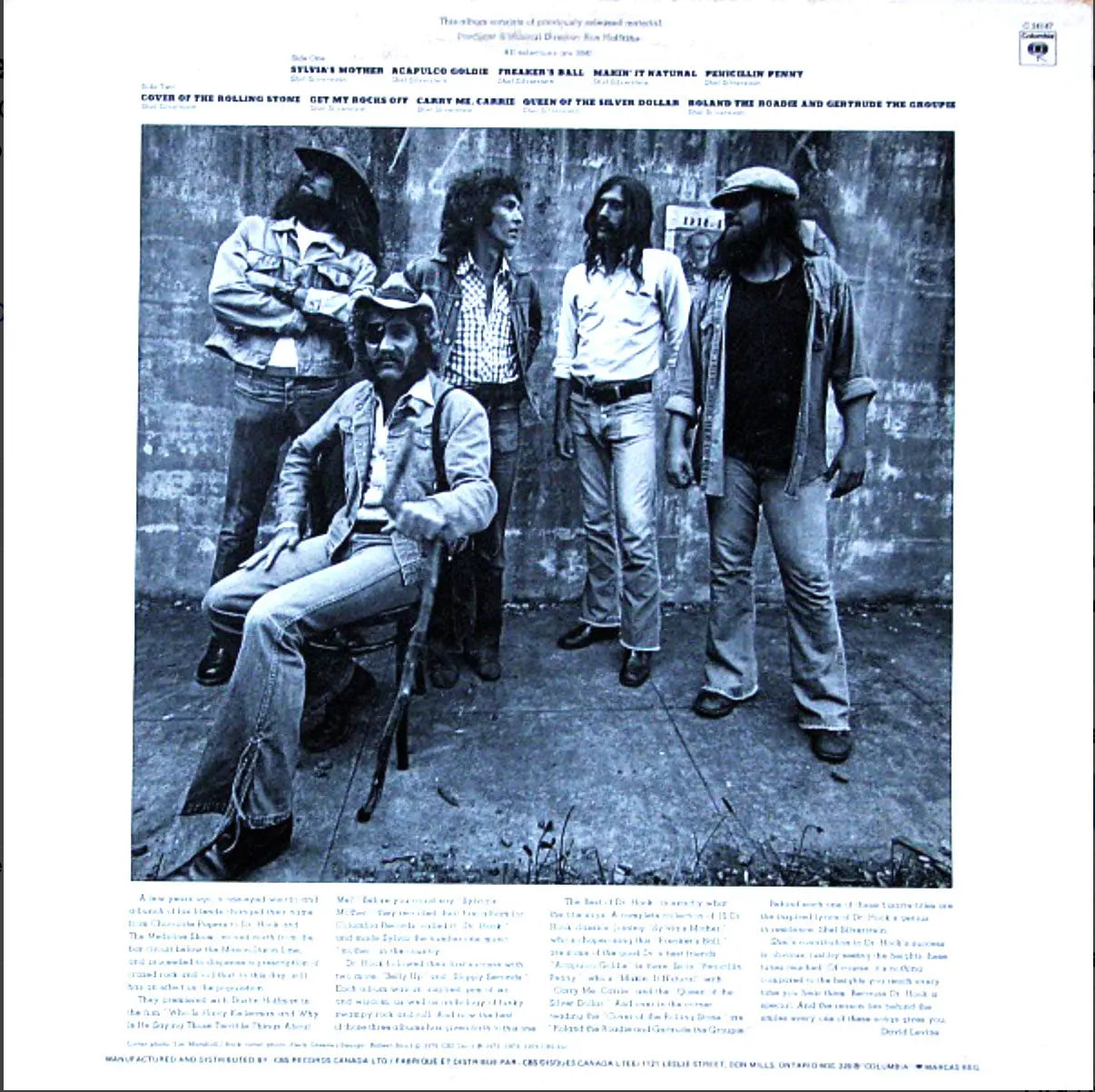 Dr. Hook – Revisited - The Best Of Dr. Hook (And The Medicine Show) - 1976 VinylPursuit.com