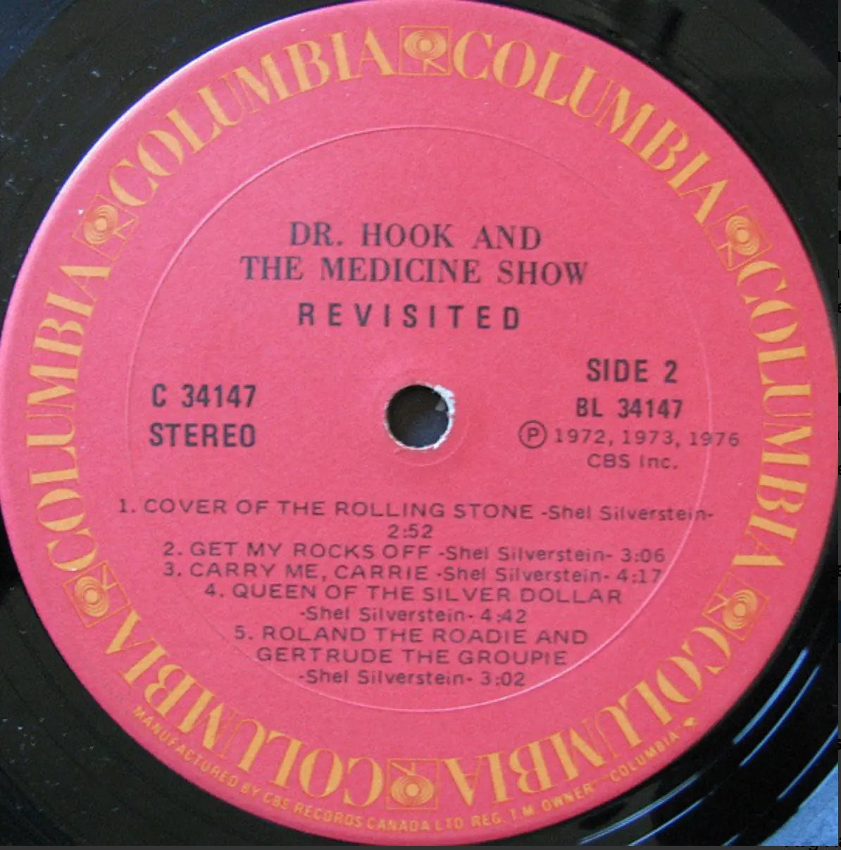 Dr. Hook – Revisited - The Best Of Dr. Hook (And The Medicine Show) - 1976 VinylPursuit.com