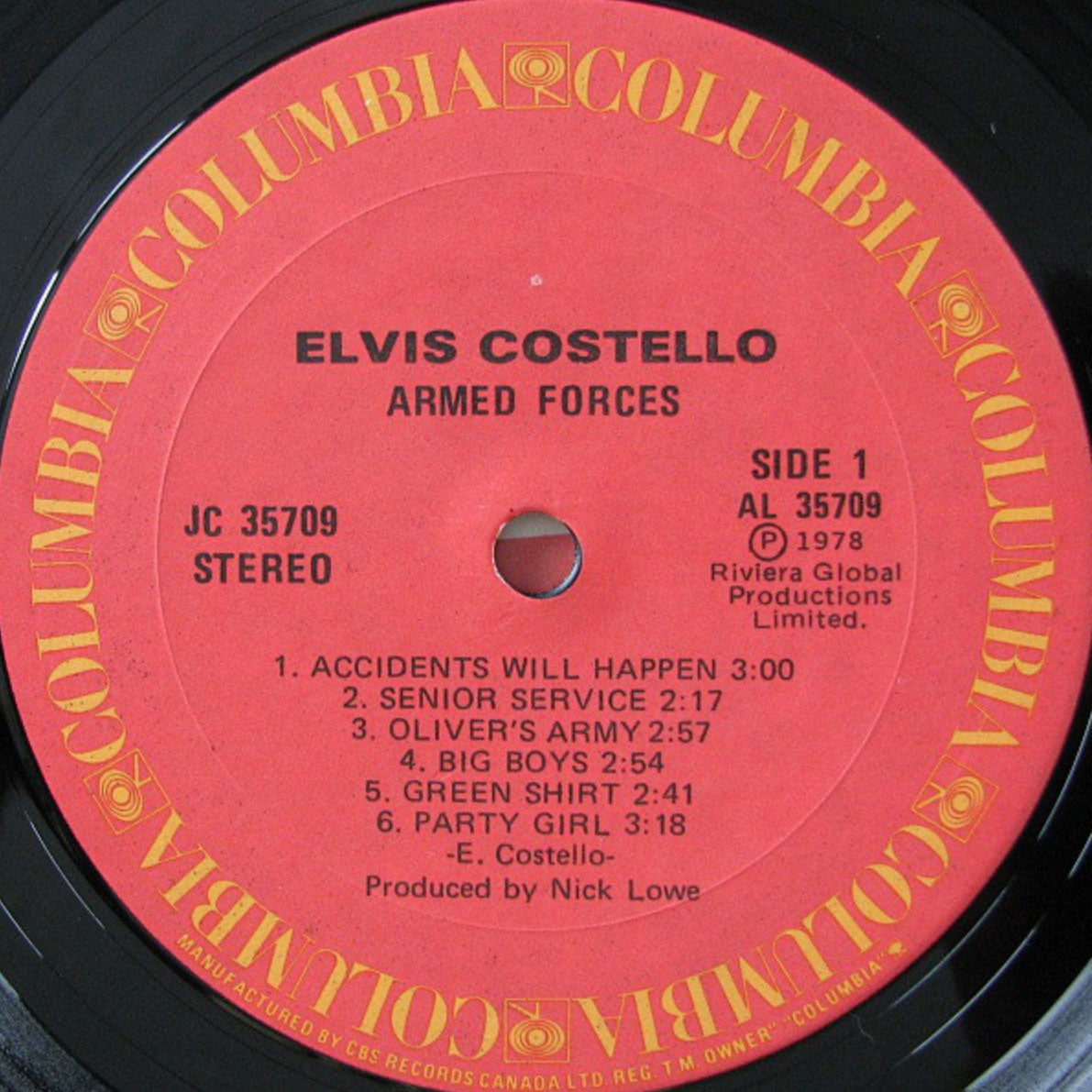 Elvis Costello And The Attractions- Armed Forces - 1979 VinylPursuit.com