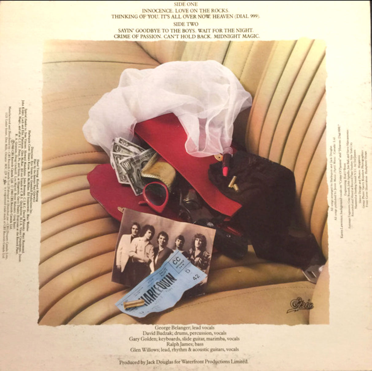 Harlequin - Love Crimes - 1980 Original! VinylPursuit.com