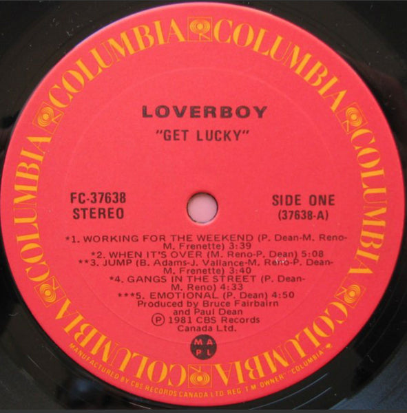 Loverboy - Get Lucky - 1981 – Vinyl Pursuit Inc