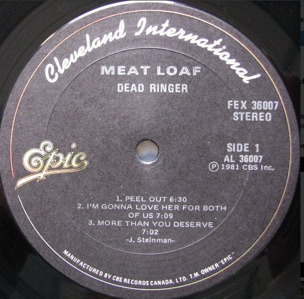 Meat Loaf – Dead Ringer – Vinyl Pursuit Inc