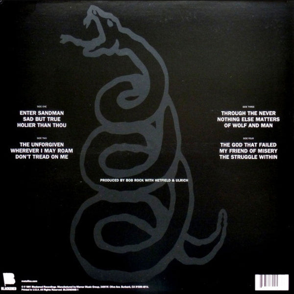 Metallica – Metallica Black Album - Remastered, Sealed! – Vinyl Pursuit  Inc