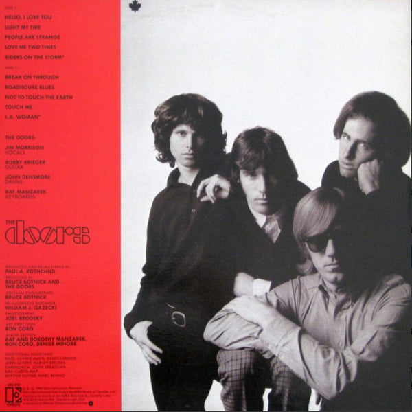 The Doors ‎ Greatest Hits Vinyl Pursuit Inc