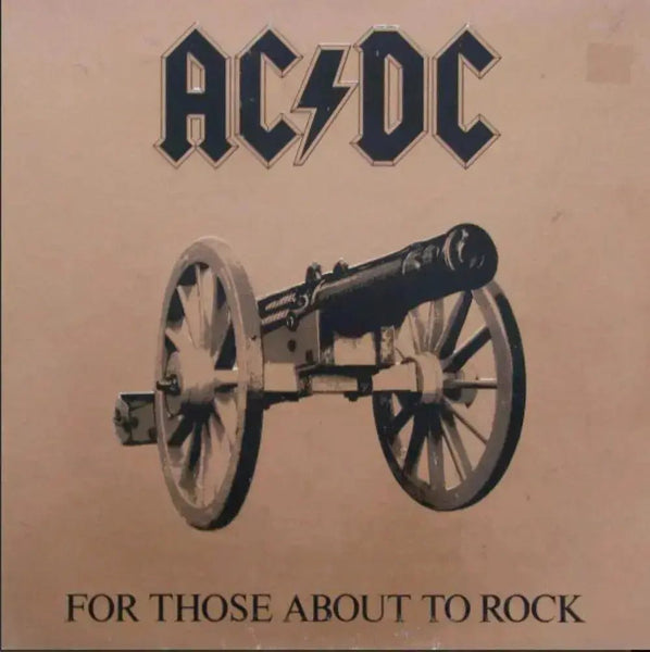 AC/DC ‎– For Those About To Rock (We Salute You) - 1981 Original