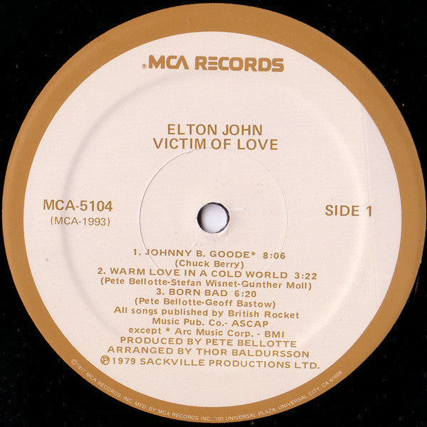 Elton John – Victim Of Love - 1979 US Pressing SEALED! VinylPursuit.com