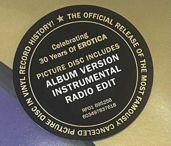 Madonna – Erotica - Sealed Picture Disc! VinylPursuit.com