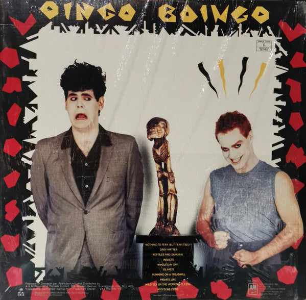 Oingo Boingo – Nothing To Fear - Rare 1982 Pressing! Vinyl Pursuit Inc