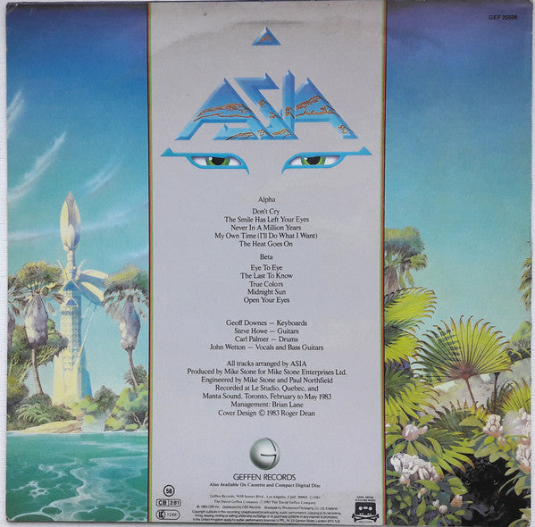 Asia Alpha 1983 Vinyl Pursuit Inc