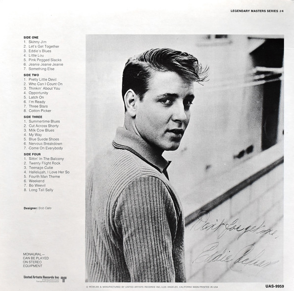 Eddie Cochran – 1980 Mono Pressing VinylPursuit.com