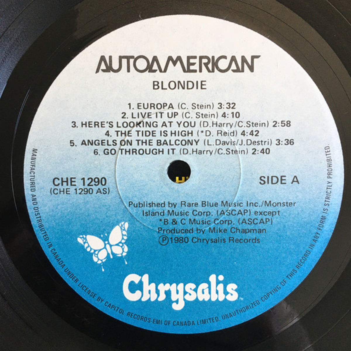 Blondie – Autoamerican - 1980 VinylPursuit.com