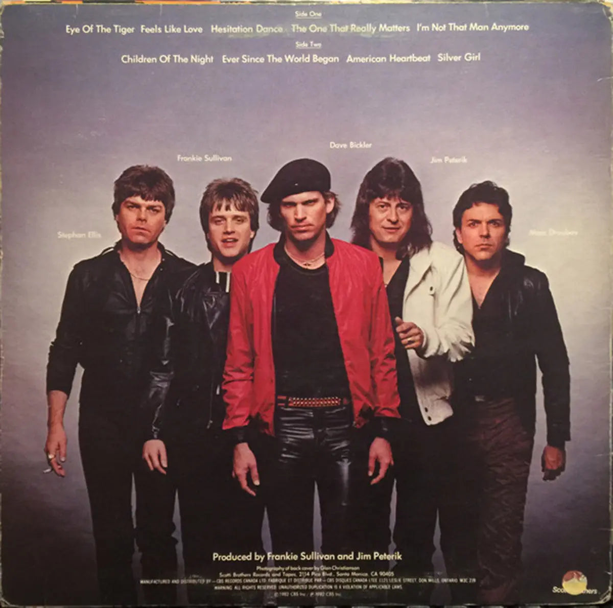Survivor – Eye Of The Tiger - 1982 VinylPursuit.com
