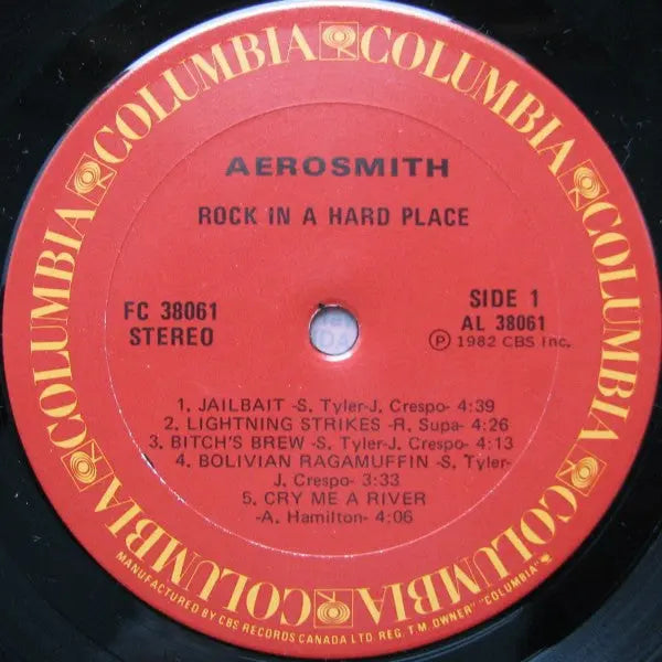 Aerosmith – Rock In A Hard Place - 1982 Original VinylPursuit.com