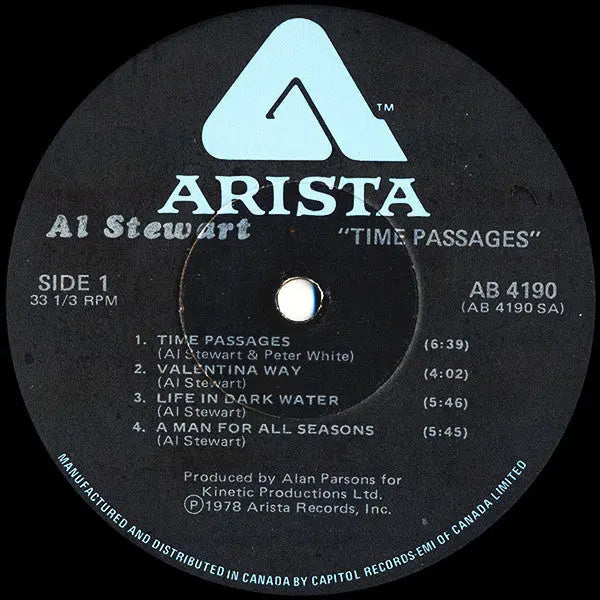 Al Stewart – Time Passages - 1978 VinylPursuit.com