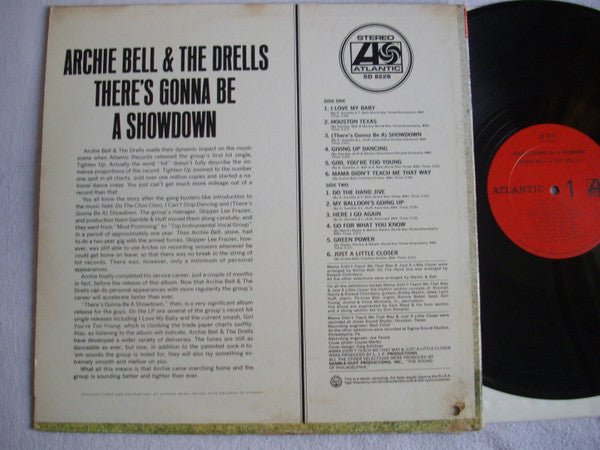 Archie Bell & The Drells – There's Gonna Be A Showdown -  1969 Original! Vinyl Pursuit Inc