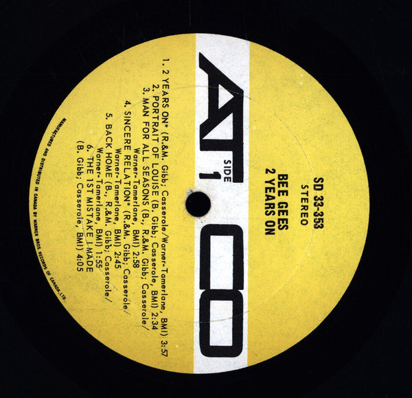 Bee Gees – 2 Years On -  1971 Original! Vinyl Pursuit Inc