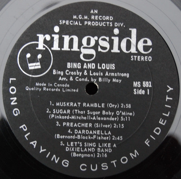 Bing & Louis – Bing & Louis -  1967 Original Pressing Vinyl Pursuit Inc