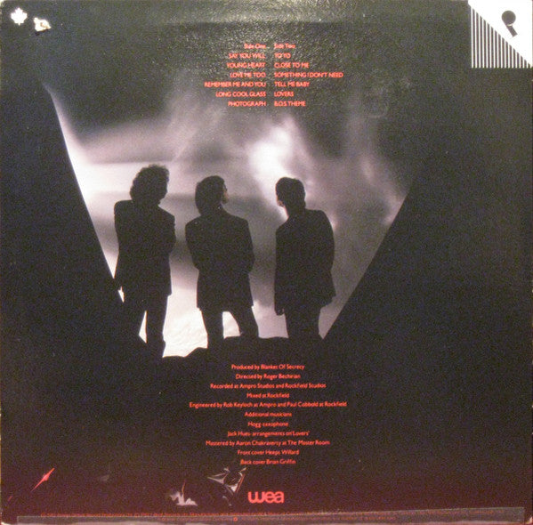 Blanket Of Secrecy – Walls Have Ears -  1982 Original Vinyl Pursuit Inc