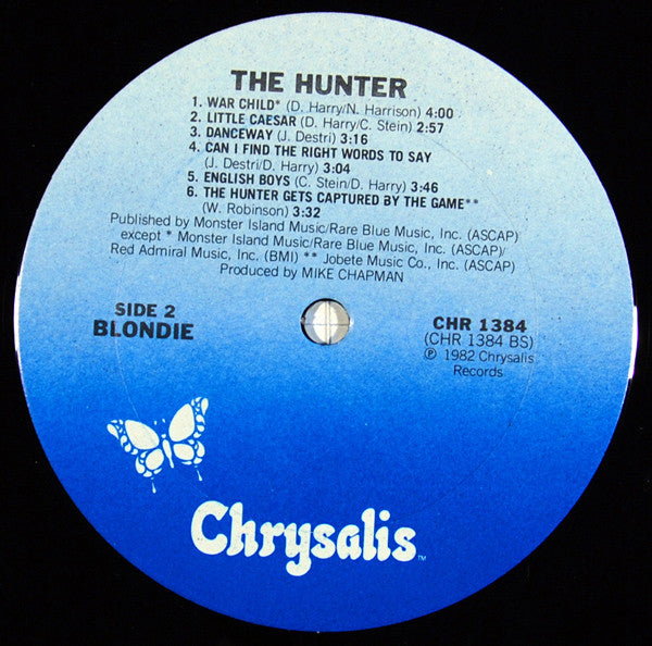 Blondie – The Hunter - 1982 US Original Vinyl Pursuit Inc