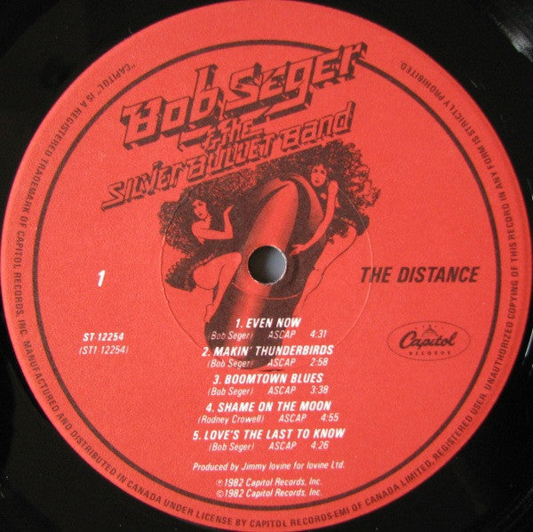 Bob Seger & The Silver Bullet Band – The Distance - 1982 Orginal VinylPursuit.com