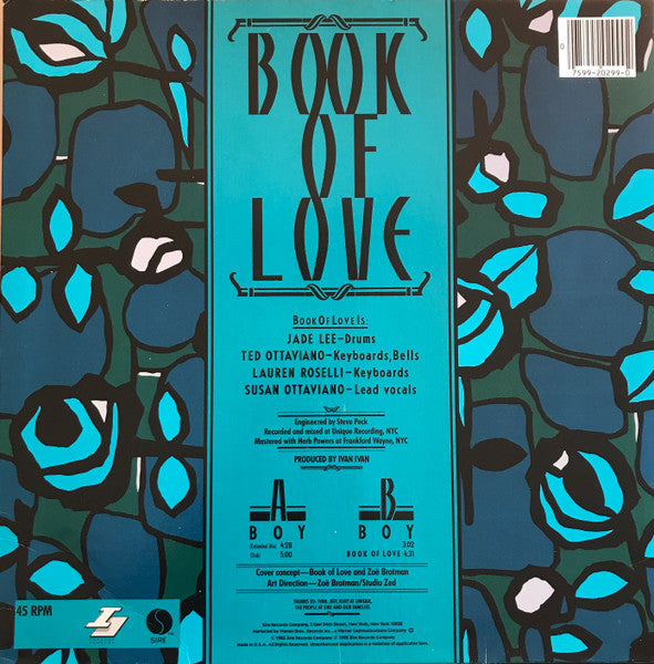 Book Of Love – Boy US Pressing VinylPursuit.com