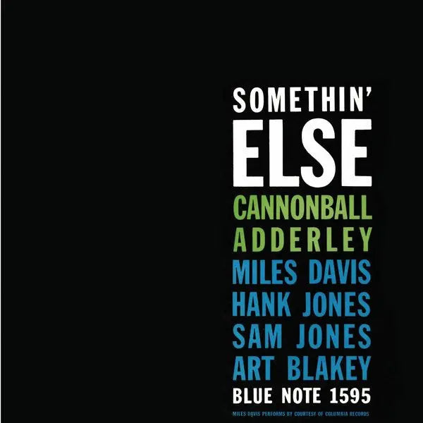 Cannonball Adderley – Somethin' Else - Bluenote Mono Remaster in Shrinkwrap! Vinyl Pursuit Inc