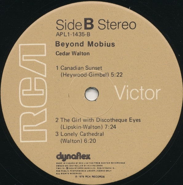 Cedar Walton – Beyond Mobius VinylPursuit.com