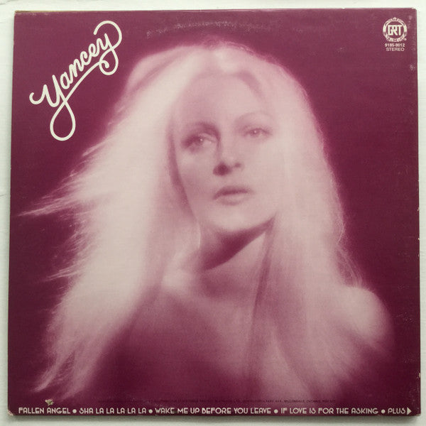 Celia Yancey – Yancey - 1976 Pressing Vinyl Pursuit Inc