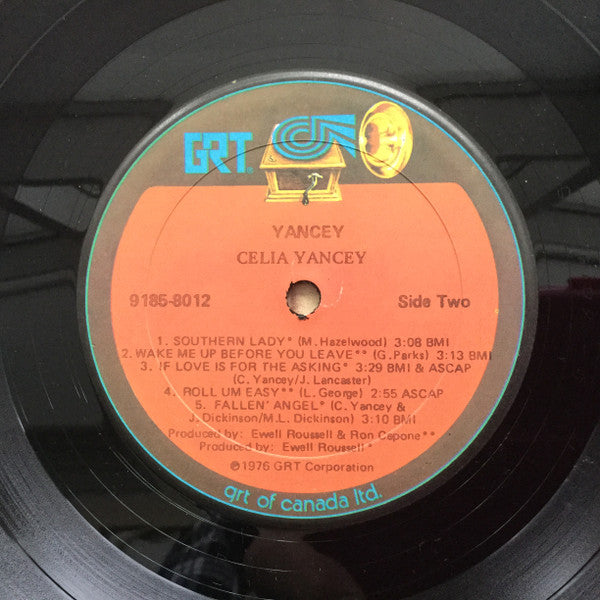 Celia Yancey – Yancey - 1976 Pressing Vinyl Pursuit Inc