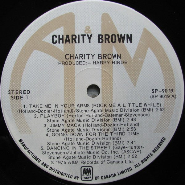 Charity Brown – Charity Brown VinylPursuit.com