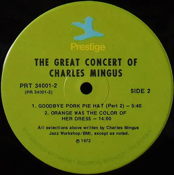 Charles Mingus – The Great Concert Of Charles Mingus - 1972 US Original 3-Album Set Vinyl Pursuit Inc