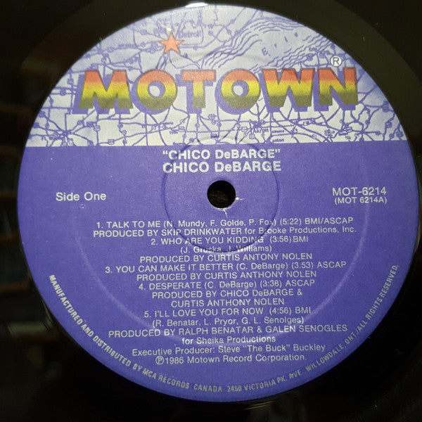 Chico DeBarge – Chico DeBarge -  1986 Original in Shrinkwrap Vinyl Pursuit Inc