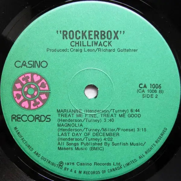 Chilliwack – Rockerbox -  1975 Original! Vinyl Pursuit Inc