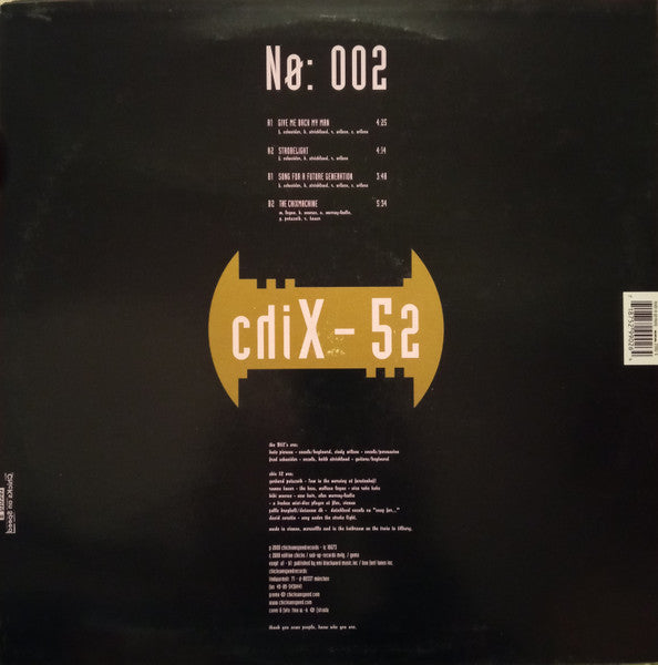 Chix-52 – Chix-52 German Original Pressing Vinyl Pursuit Inc