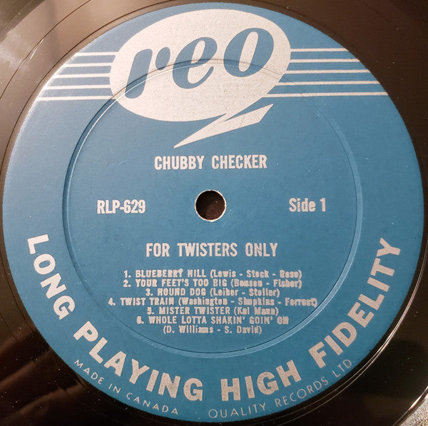 Chubby Checker – For Twisters Only -  1960 MONO Pressing Vinyl Pursuit Inc