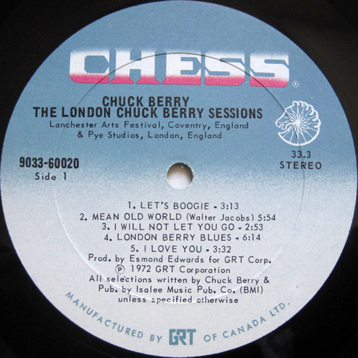 Chuck Berry – The London Chuck Berry Sessions VinylPursuit.com