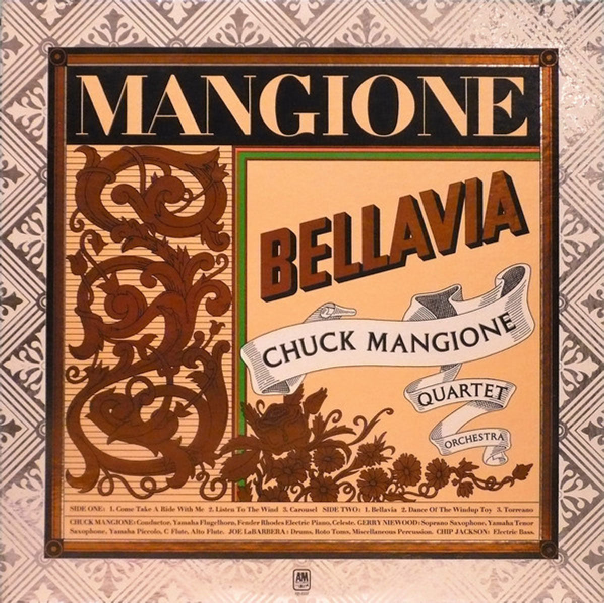 Chuck Mangione – Bellavia - 1975 VinylPursuit.com