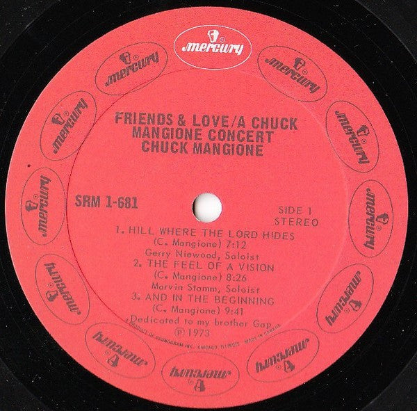 Chuck Mangione – Friends & Love... A Chuck Mangione Concert VinylPursuit.com