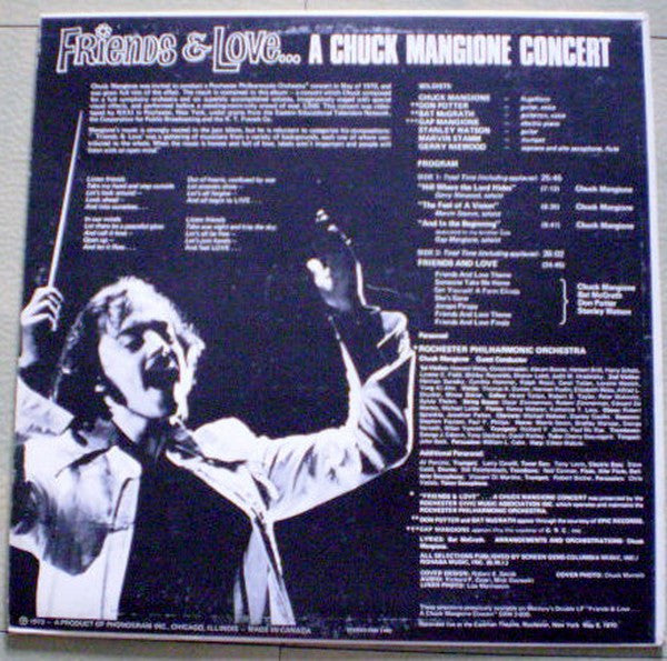Chuck Mangione – Friends & Love... A Chuck Mangione Concert VinylPursuit.com