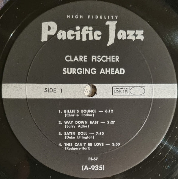 Clare Fischer – Surging Ahead US Pressing VinylPursuit.com