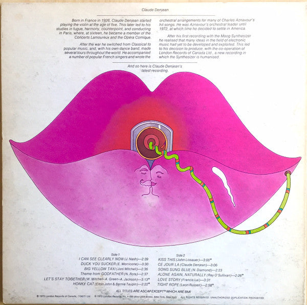 Claude Denjean & Synthesizer – Open Circuit VinylPursuit.com